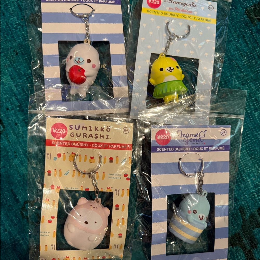 Scented Squishy Keychain - Multicolor